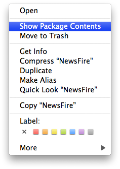 Newsfire Show Package Contents