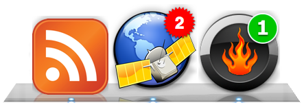 3 RSS Apps on Dock
